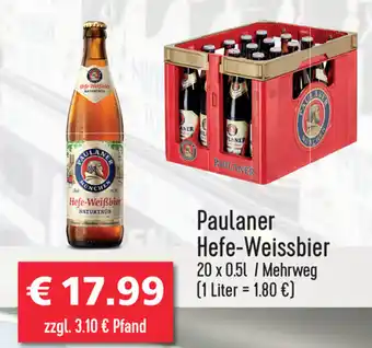 Getränkehaus Paulaner Hefe Weißbier 20x0,5L Angebot