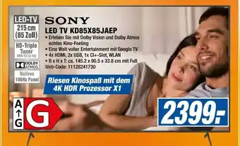 Expert Sony LED TV KD85X85JAEP Angebot