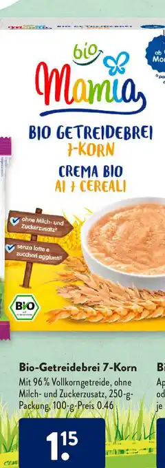 Aldi Süd Bio-getreidebrei 7-korn 250g Angebot