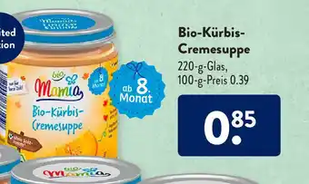 Aldi Süd Bio-kurbis cremesuppe 220g Angebot