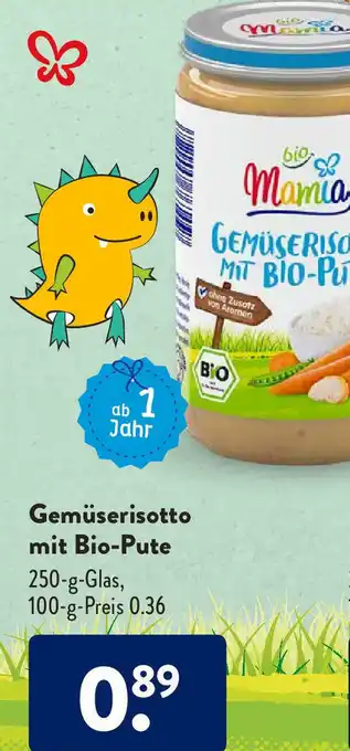 Aldi Süd Gemuserisotto mit bio-pute 250g Angebot