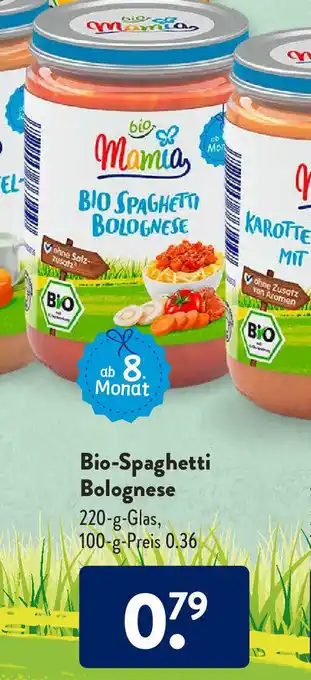 Aldi Süd Bio-spaghetti bolognese 250g Angebot