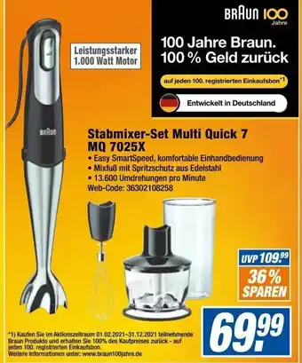 Expert Stabmixer Set Multi Quick 7 MQ 7025X Angebot