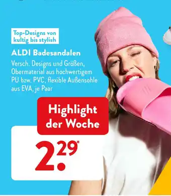 Aldi Süd Badesandalen Angebot