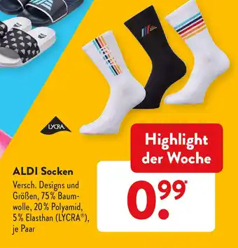 Aldi Süd Socken Angebot