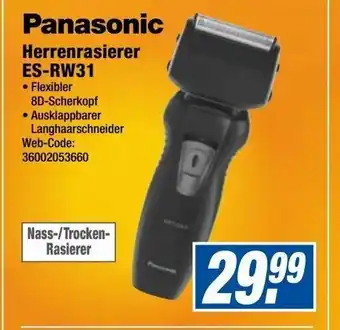 Expert Panasonic Herrenrasierer ES-RW31 Angebot