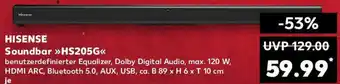 Kaufland HISENSE Soundbar ,,HS205G" Angebot