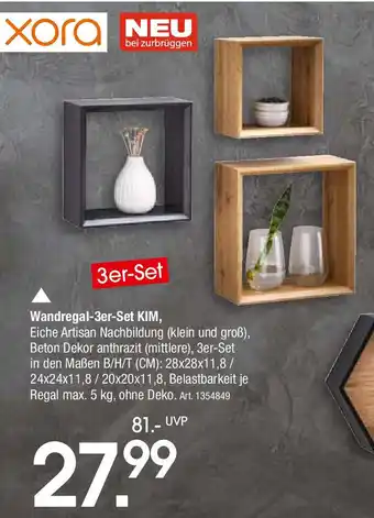 Zurbrüggen хога Wandregal-3er-Set KIM Angebot