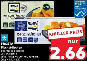 Kaufland FROSTA Fischstäbchen 300-450 g Packg. Angebot