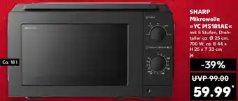 Kaufland SHARP Mikrowelle ,,YC MS181AE" Angebot