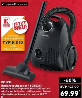 Kaufland BOSCH Bodenstaubsauger ,,BGBS2K" Angebot