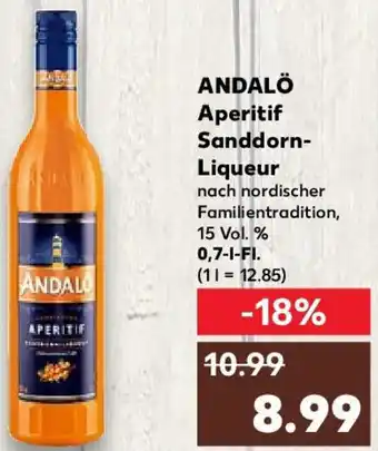 Kaufland ANDALÖ Aperitif Sanddorn-Liqueur 0,7 L-Fl. Angebot