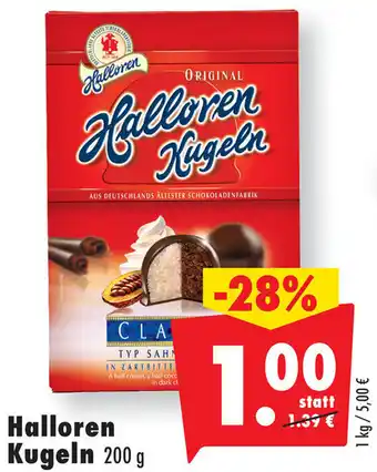 Mäc Geiz Halloren Kugeln 200 g Angebot