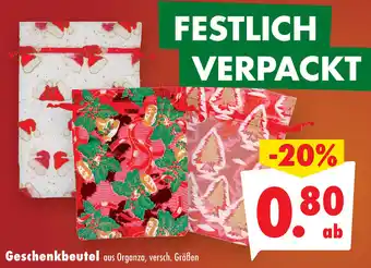 Mäc Geiz Geschenkbeutel Angebot