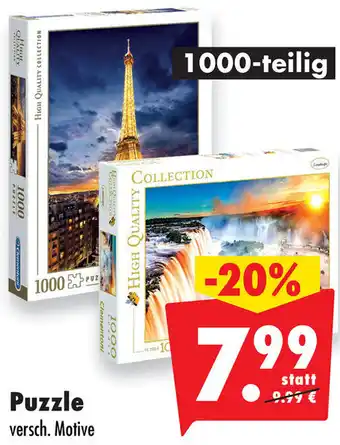 Mäc Geiz Puzzle 1000-teilig Angebot