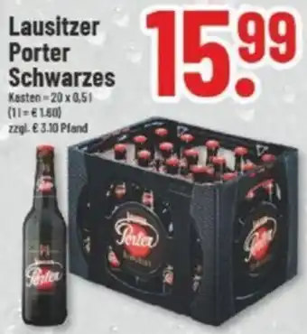 trinkgut Lausitzer Porter Schwarzes 20x0,5 L Angebot