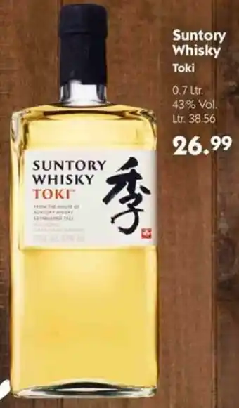 Hol'ab Getränkemarkt Suntory Whisky Toki 0.7 Ltr. Angebot