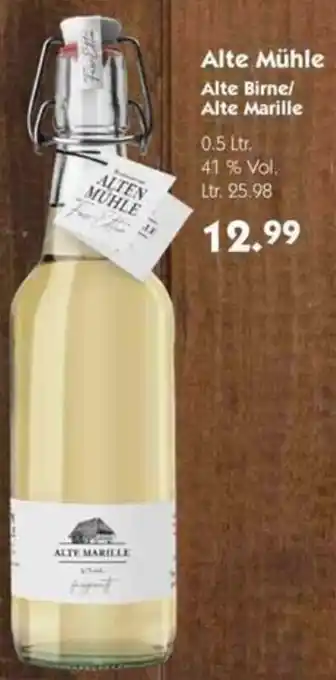 Hol'ab Getränkemarkt Alte Mühle Alte Birne/ Alte Marille 0.5 Ltr. Angebot