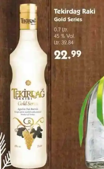 Hol'ab Getränkemarkt Tekirdag Raki Gold Series 0.7 Ltr. Angebot
