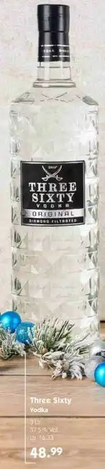 Hol'ab Getränkemarkt Three Sixty Vodka 3 Ltr. Angebot