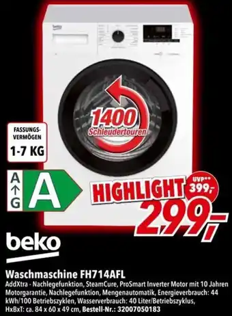 dodenhof beko Waschmaschine FH714AFL Angebot