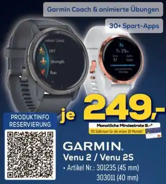 Euronics GARMIN Venu 2 / Venu 2S Angebot