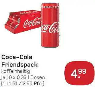 akzenta Coca-Cola 10x0,33 L Dosen Angebot