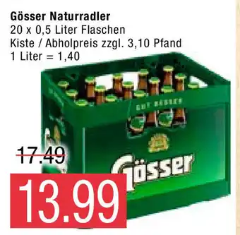 Marktkauf Gösser Naturradler 20x0,5L Angebot