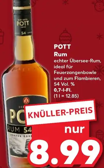 Kaufland POTT Rum 0,7 L-Fl. Angebot