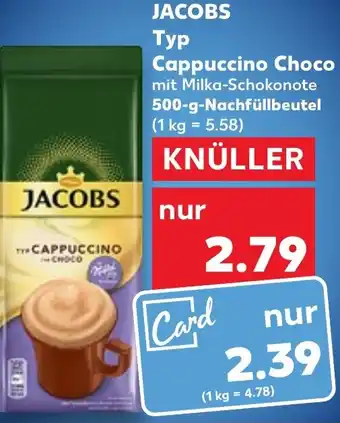Kaufland JACOBS Тур Cappuccino Choco 500 g Angebot
