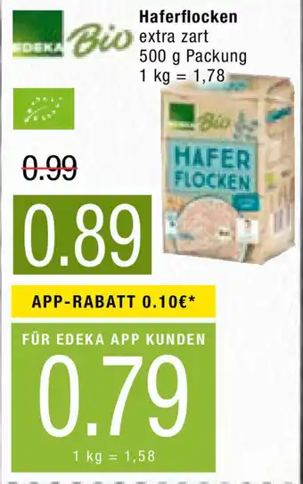 Marktkauf Edeka Bio Haferflocken 500g Angebot