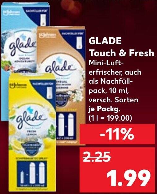 GLADE Touch & Fresh Angebot bei Kaufland