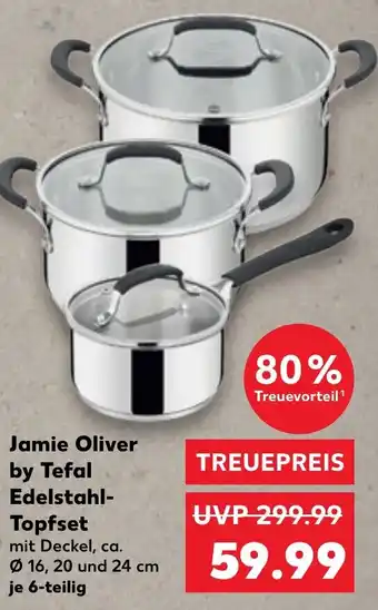 Kaufland Jamie Oliver by Tefal Edelstahl-Topfset Angebot