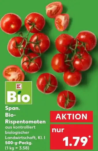 Kaufland Span. Bio Rispentomaten 500 g Packg. Angebot