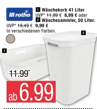 Marktkauf III Rotho Wäschekorb 41L Angebot