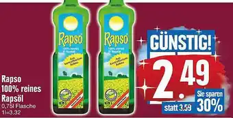 Edeka Rapso 100% reines Rapsöl Angebot