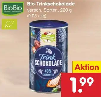 Netto Marken-Discount Bio-Trinkschokolade 220 g Angebot