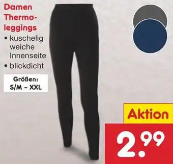 Netto Marken-Discount Damen Thermoleggings Angebot