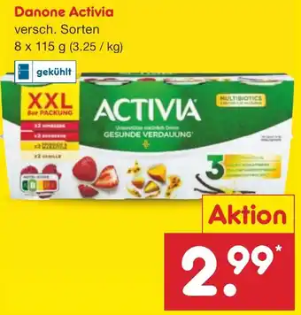 Netto Marken-Discount Danone Activia 8 x 115 g Angebot