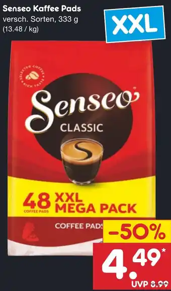 Netto Marken-Discount Senseo Kaffee Pads 333 g Angebot