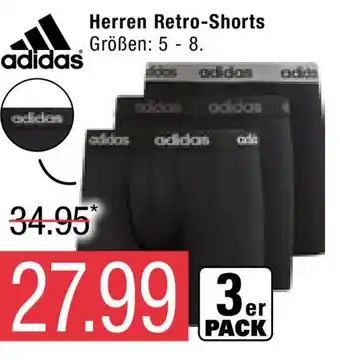 Marktkauf Adidas Herren Retro Shorts Angebot