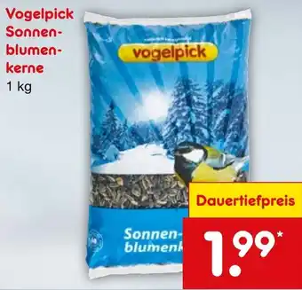 Netto Marken-Discount Vogelpick Sonnenblumenkerne 1 kg Angebot