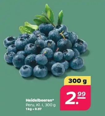 NETTO Heidelbeeren Peru, Kl. I, 300 g Angebot