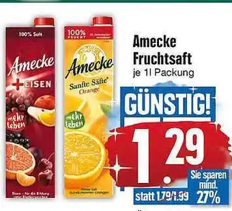 Edeka Amecke Fruchtsaft Angebot