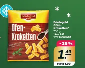 NETTO Bördegold Ofen-Kroketten 750 g Angebot