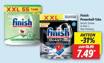 Lidl Finish Powerball Tabs Angebot