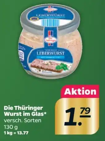 NETTO Die Thüringer Wurst im Glas versch. Sorten 130 g Angebot