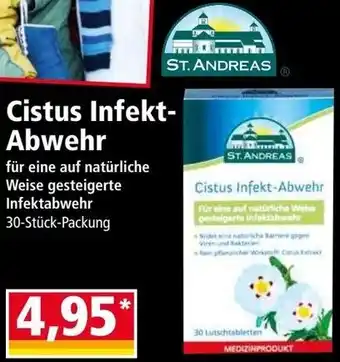 Norma ST. ANDREAS Cistus Infekt-Abwehr 30 Stück Packung Angebot