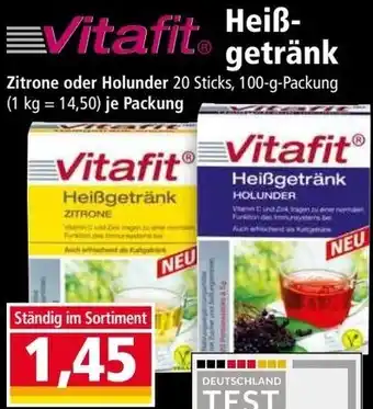 Norma Vitafit Heißgetränk 100 g Packung Angebot