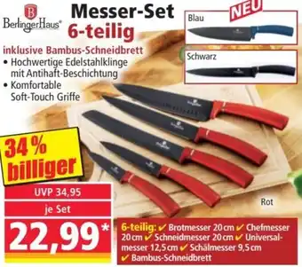 Norma Berlinger Haus Messer-Set 6-teilig Angebot